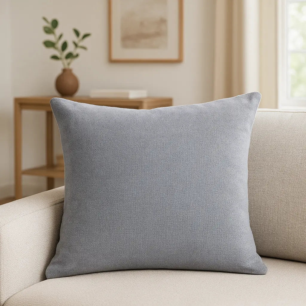 Essential Silver Cushion Cover 45cm x 45cm ( 45cm x 45cm )