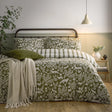 Skandi Woodland 100% Brushed Cotton Duvet Cover Set Thyme Green - image 2