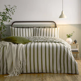 Skandi Woodland 100% Brushed Cotton Duvet Cover Set Thyme Green - image 3