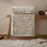 Skandi Woodland Sherpa Fleece Throw Sable 140 x 180cm - image 5