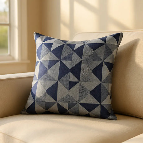 Skandi Cushion Cover 18" x 18" & 22" x 22" - Navy
