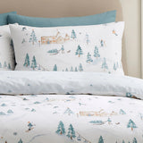 Ski Village Natural Polycotton Duvet Cover Set - product image 2