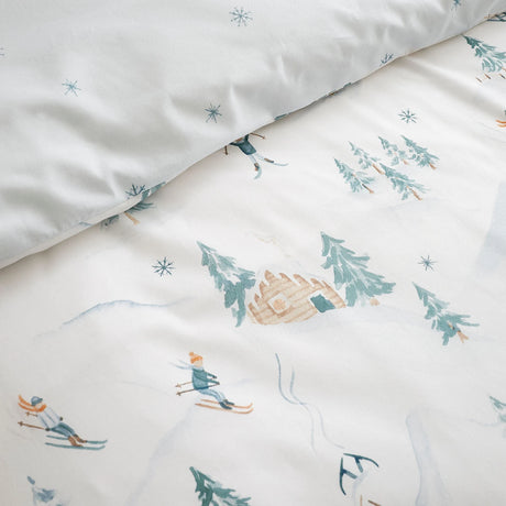 Ski Village Natural Polycotton Duvet Cover Set - product image 3