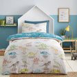 Bedlam Skeleton Dino Kids Dinosaur Print Polycotton Duvet Cover Set