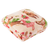 Sleigh Team Printed Fleece Throw Multicolour 130 x 150cm - image 2