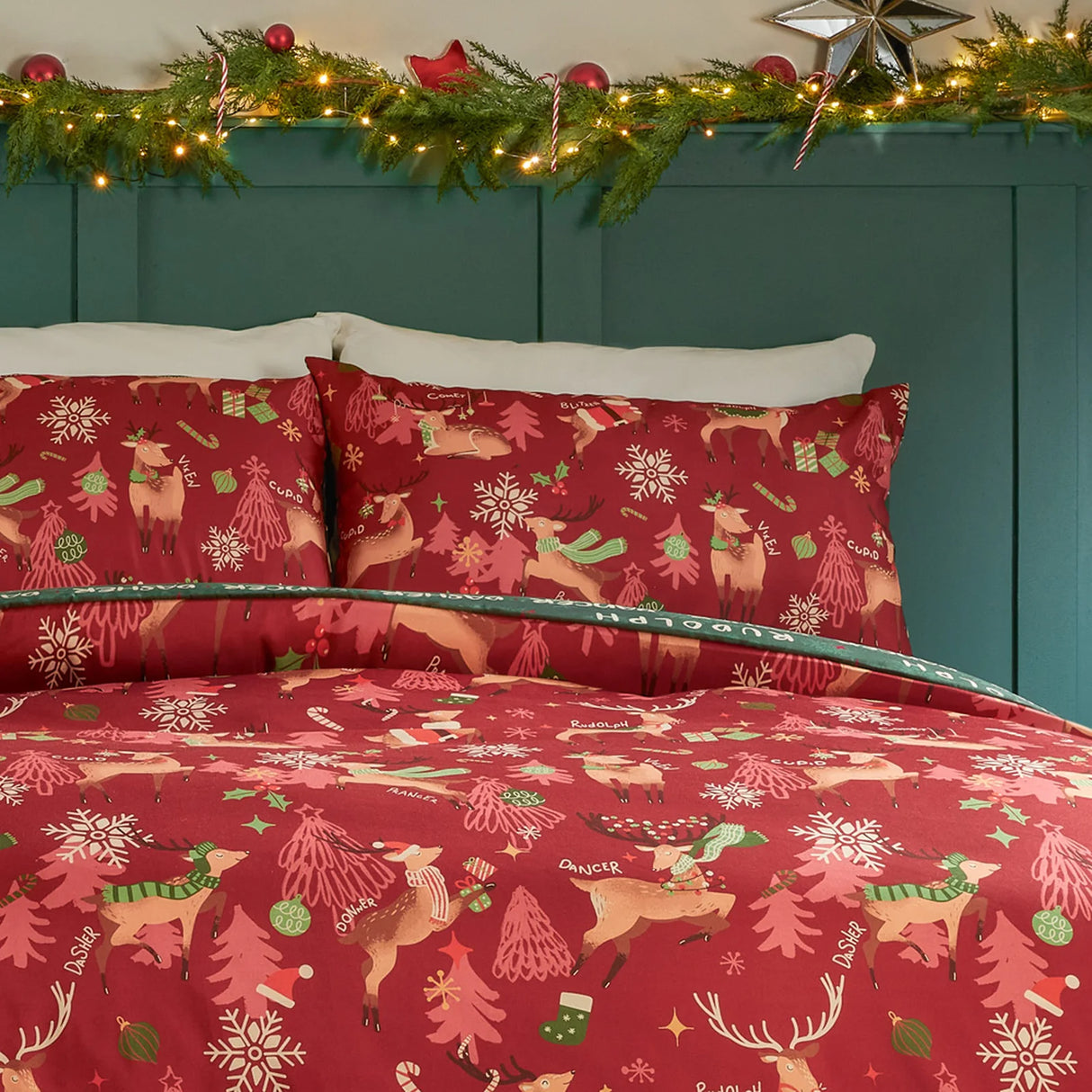 Sleigh Team Soft Touch Duvet Cover Set image 4