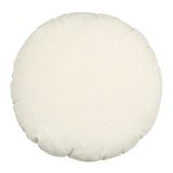 Fusion Soleil Embroidered Sun Yellow Cotton Round Filled Cushion 4