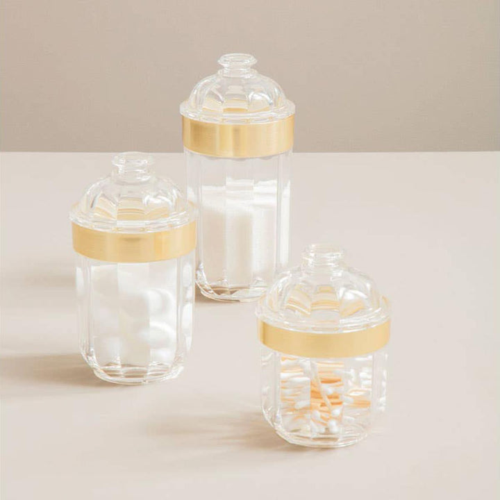 Small Gold Acrylic Canister - Ideal