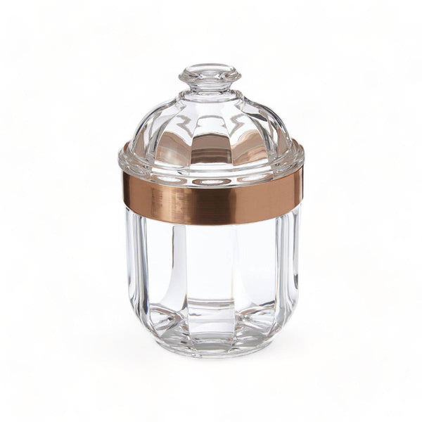 Small Rose Gold Acrylic Canister - Ideal