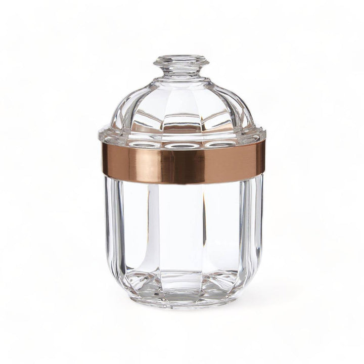 Small Rose Gold Acrylic Canister - Ideal
