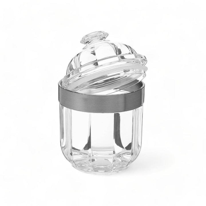 Small Silver Acrylic Canister - Ideal