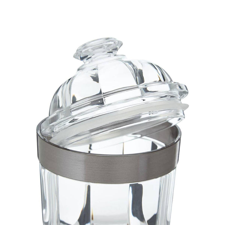 Small Silver Acrylic Canister - Ideal