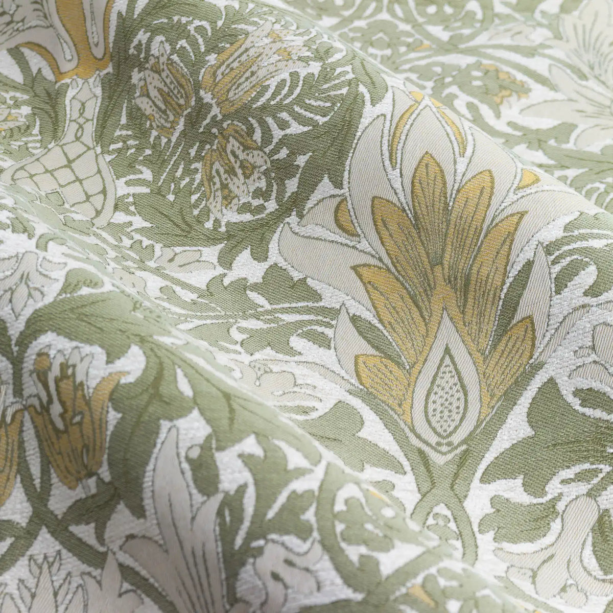 Snakeshead Sunflower / Stone Thermal Blackout Dimout Pencil Pleat Curtains - additional product view 4