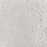 Snowflakes Faux Fur Cushion Cover Grey 50 x 50cm - image 4