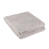 Snowflakes Soft Flannel Fleece Throw Grey 140 x 180cm - image 2