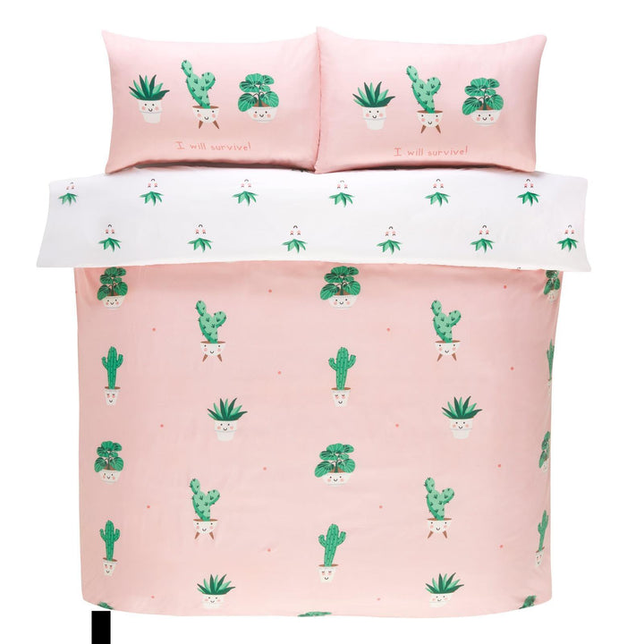 So Soft I Will Survive Pink Duvet Cover Set - Ideal