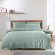 Catherine Lansfield So Soft Non-Iron Blush Pink Duvet Cover Set - Green