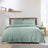 Catherine Lansfield So Soft Non-Iron Duvet Cover Set with Pillowcase Green