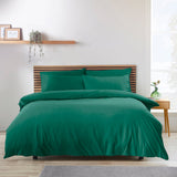 Catherine Lansfield So Soft Non-Iron Duvet Cover Set with Pillowcase Teal Green