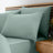 Catherine Lansfield So Soft Non-Iron Fitted Sheet Green