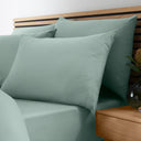 Catherine Lansfield So Soft Non-Iron Fitted Sheet Green