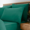 Catherine Lansfield So Soft Non-Iron Fitted Sheet Teal Green