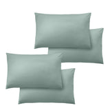 Catherine Lansfield So Soft Non-Iron Standard Pack of 4 Pillowcases Green