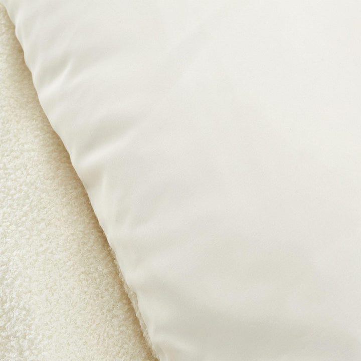 Soft Boucle Cream Duvet Cover Set - Ideal