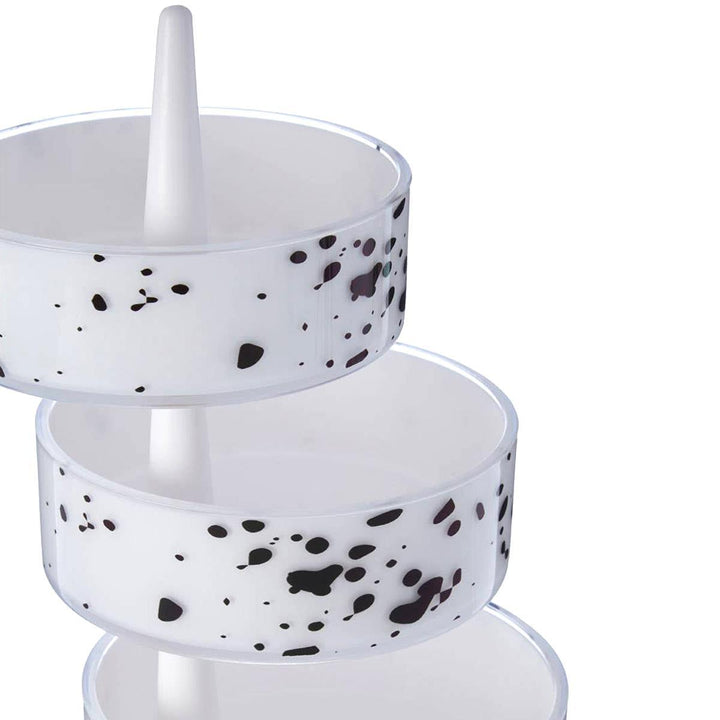 Speckled Rotating 3 Layer Storage Box - Ideal