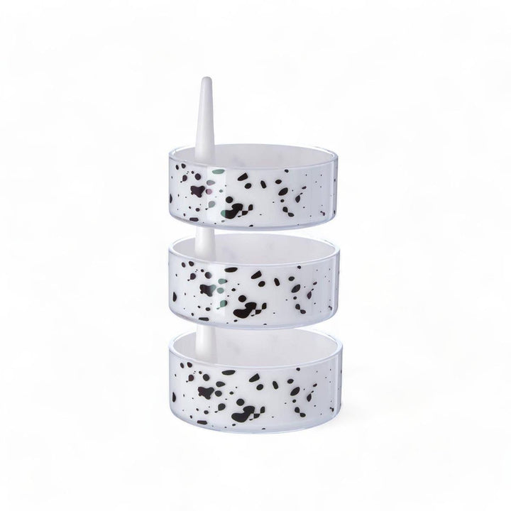 Speckled Rotating 3 Layer Storage Box - Ideal