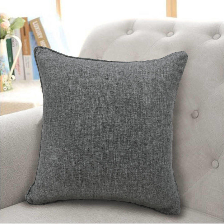 Spencer Faux Wool Charcoal Cushion Cover 17" x 17" - Ideal