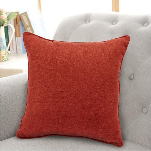 Spencer Faux Wool Terracotta Cushion Cover 17" x 17" - Ideal