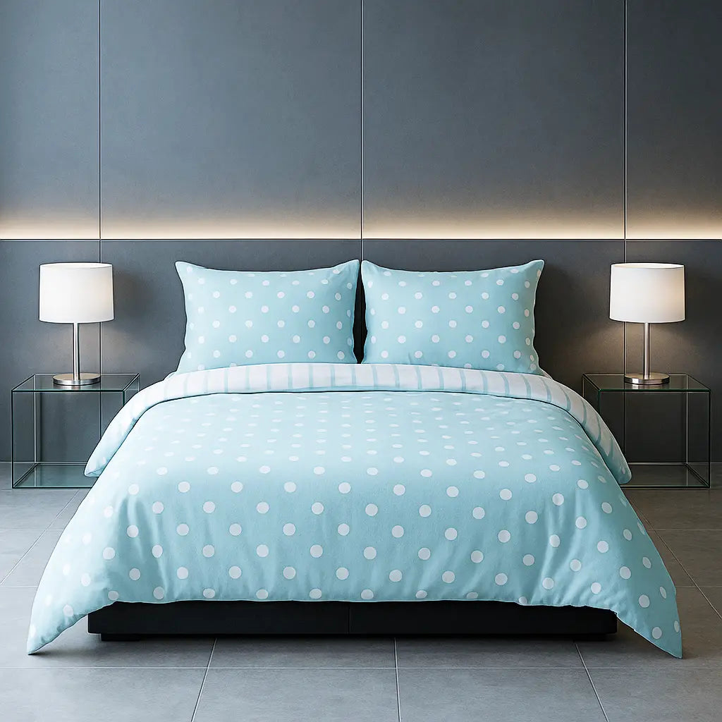 So Soft Spots & Stripes Duvet Cover Set by Rapport Home