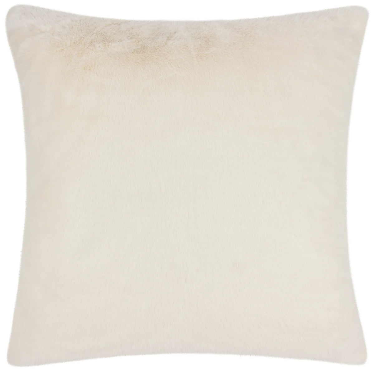 Stanza Faux Fur Velvet Ecru Cushion Cover 55cm x 55cm - additional product view 1