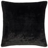 Stanza Faux Fur Velvet Jet Cushion Cover 55cm x 55cm - additional product view 1