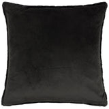 Stanza Faux Fur Velvet Jet Cushion Cover 55cm x 55cm - additional product view 2