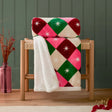 Star Sherpa Fleece Throw Multicolour 140 x 180cm - image 1