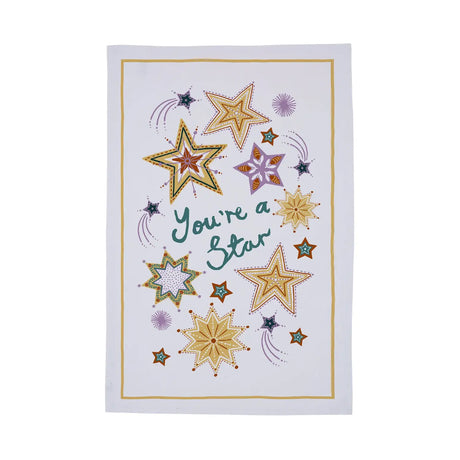 You're a Star Cotton Tea Towel by Ulster Weavers