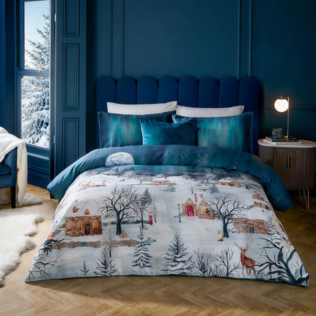 Starlight 100% Cotton Duvet Cover Set Midnight Blue - image 2