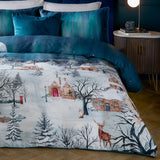 Starlight 100% Cotton Duvet Cover Set Midnight Blue - image 4