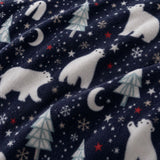 Macro close-up of the soft fleece fabric on the Starry Night Cosy Microfibre Duvet Cover Set