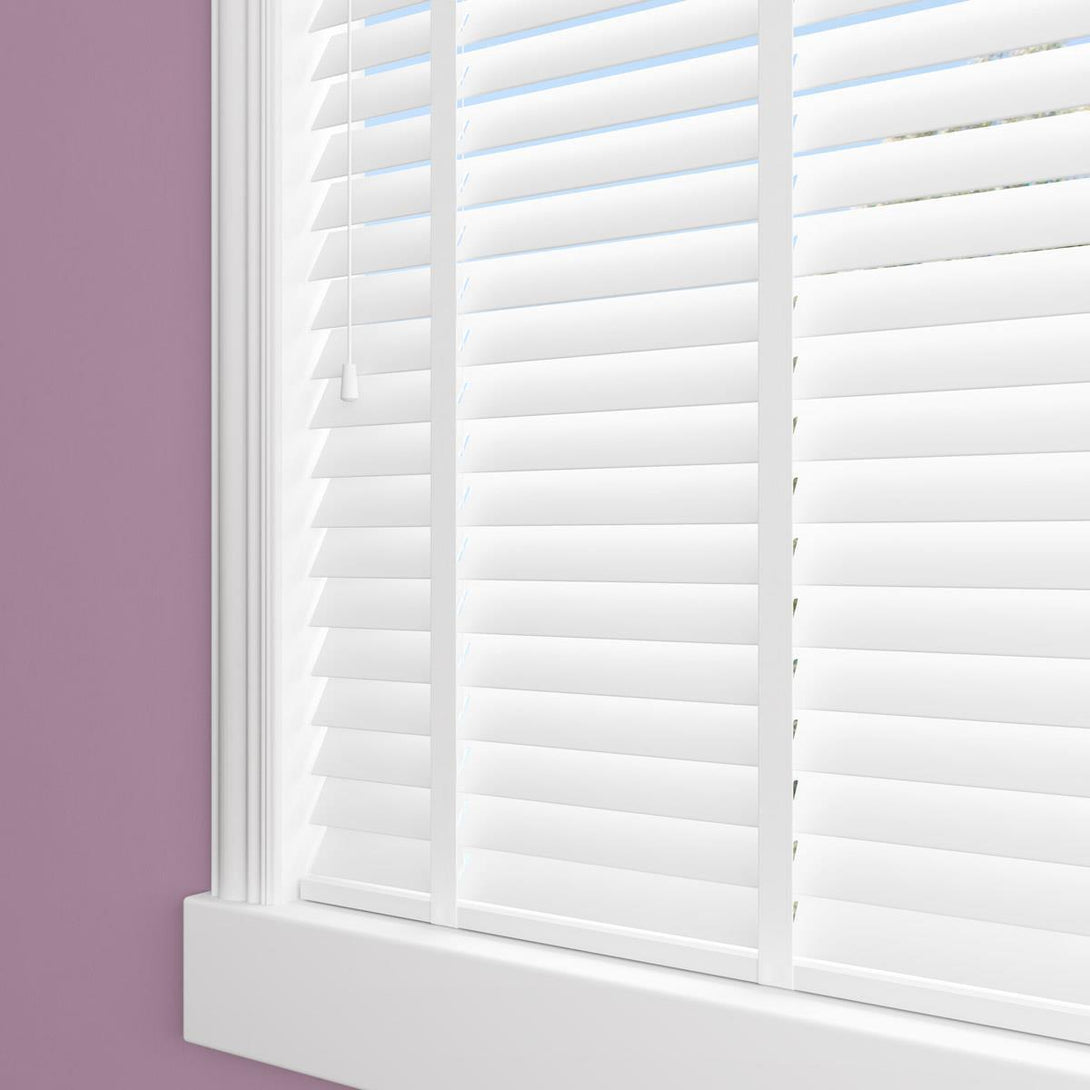 Starwood Faux Wood Alina Made to Measure Venetian Blind with Tranquil Tapes - Ideal