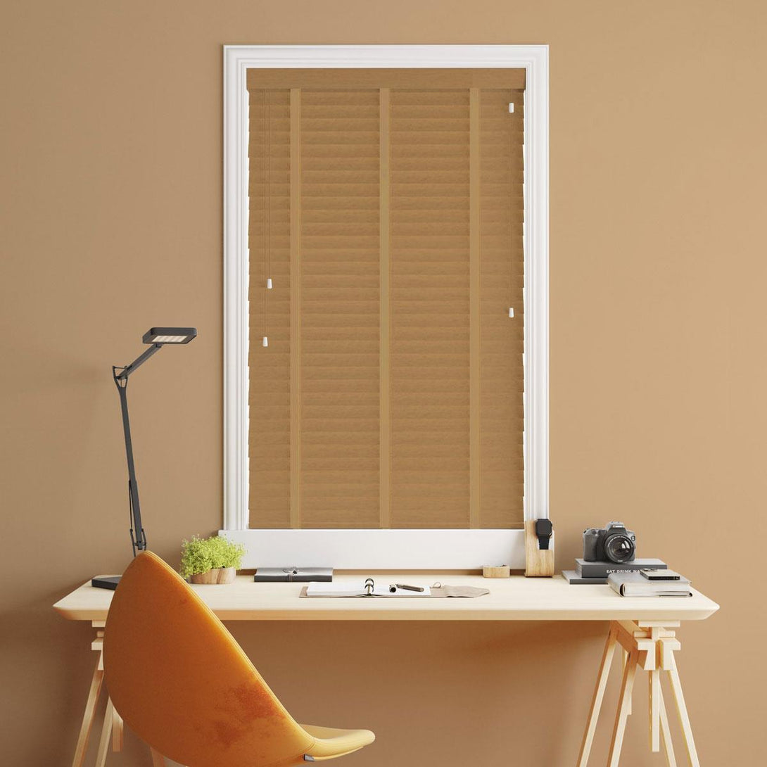 Starwood Soho Made to Measure Wood Venetian Blind with Canvas Tapes - Ideal