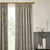 Strawberry Thief Embroidery Biscuit Velvet Thermal Blackout Dimout Pencil Pleat Curtains - additional product view 2
