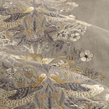 Strawberry Thief Embroidery Biscuit Velvet Thermal Blackout Dimout Pencil Pleat Curtains - additional product view 5