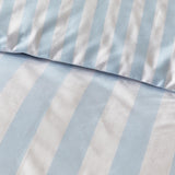 Sassy B Stripe Tease Reversible Duvet Cover Set with Pillowcase Blue