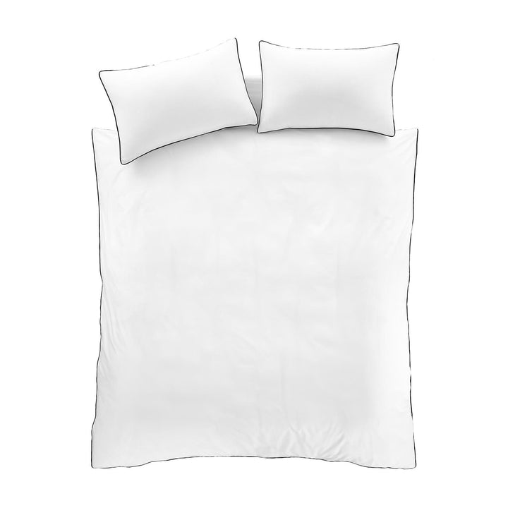 Style Sisters Cotton Piped Duvet Cover Set - Ideal