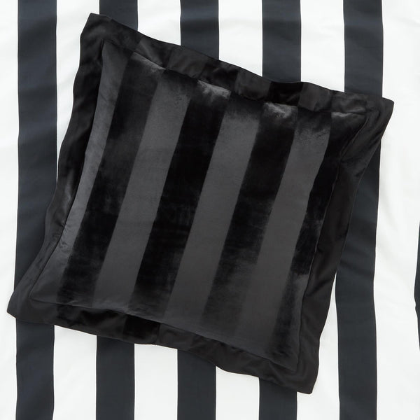 Style Sisters Velvet Stripe Cushion - Ideal