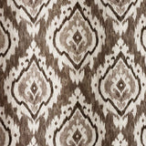 Pineapple Elephant Suri Geo 46x54 Inch Lined Eyelet Curtains Two Panels Natural