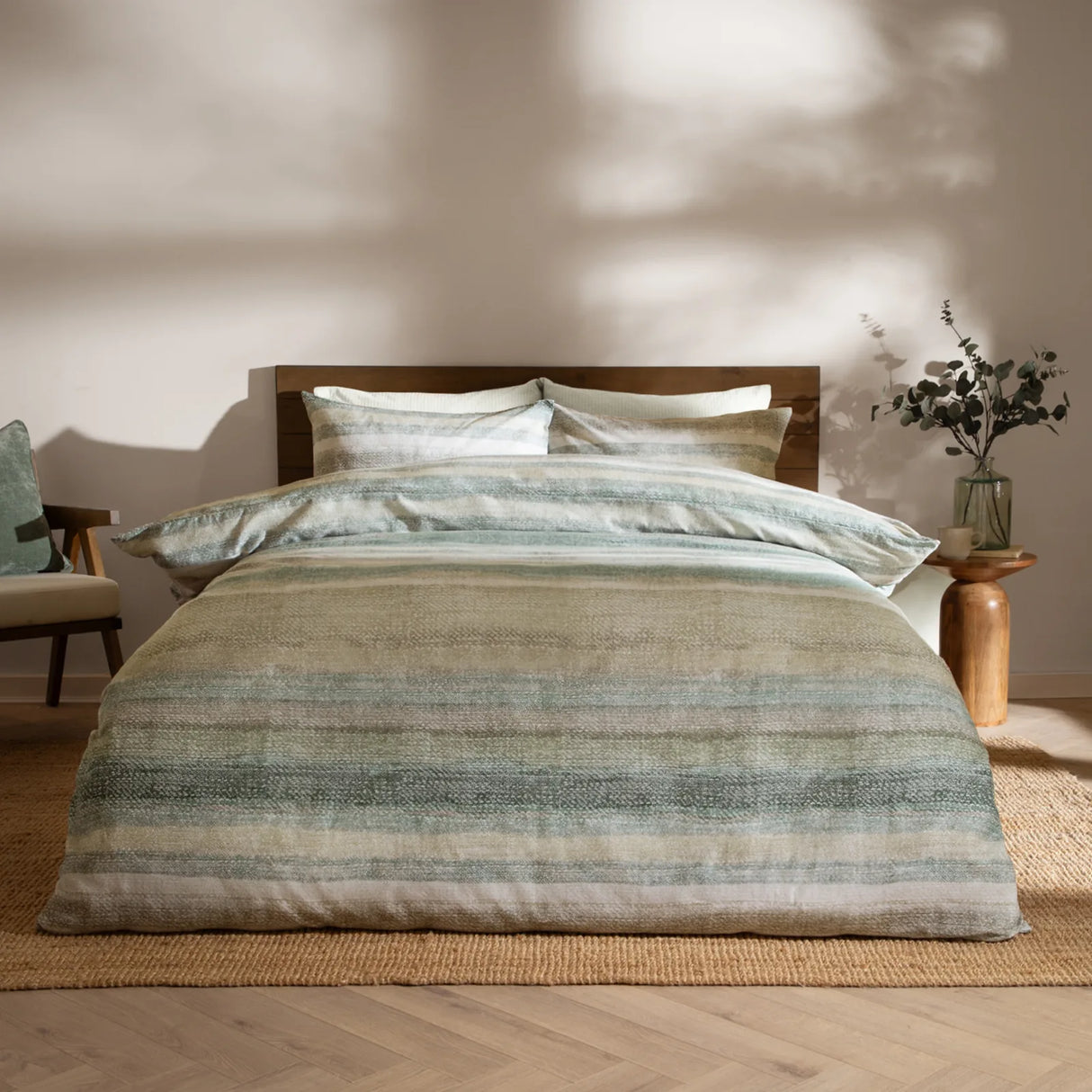 Swift Brushed Cotton Duvet Cover Set Eucalyptus - image 6